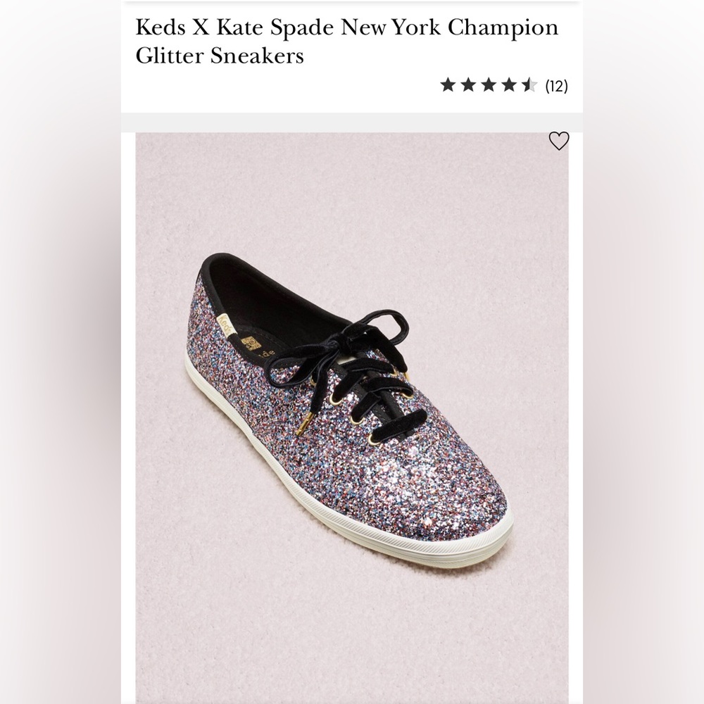 Keds x Kate Spade New York Pink Glitter Sneaker